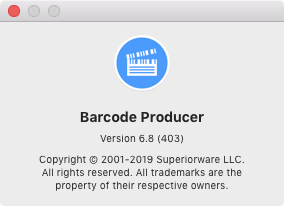 (Barcode Producer)™ 6.8 (403)