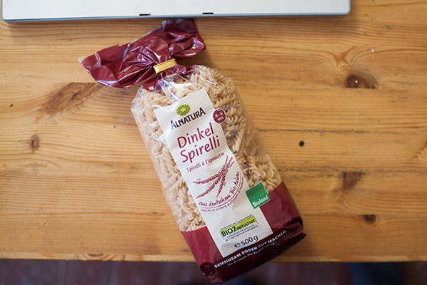 Alnatura Dinkel Spirelli inn Plasstick