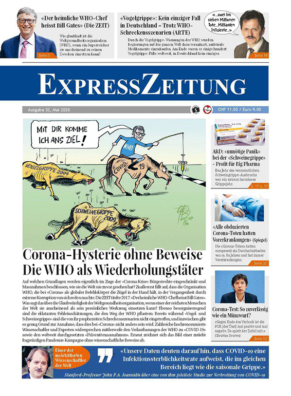Express-Zeitung Corona-Ausgabe - Free Daunload - Cover (Titelsaite)