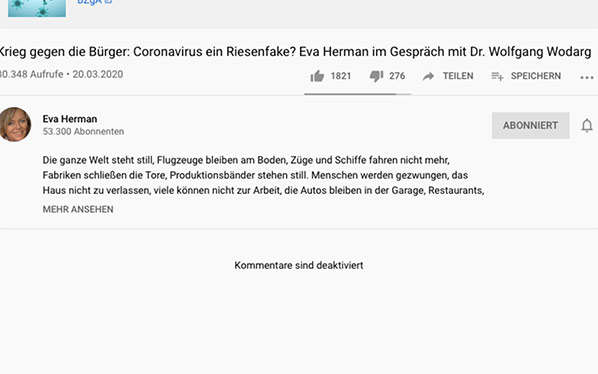 Eva Herman will die Ainzige sain!