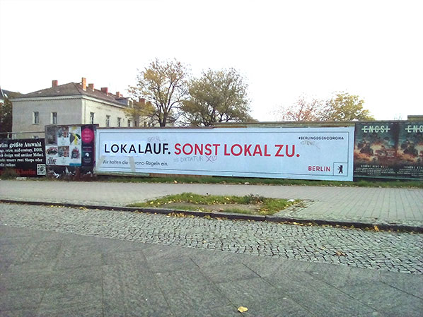 Lacher des Tages: Berlin: Lokal auf, sonst Lokal zu.