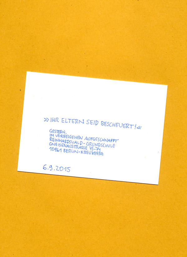 Ihr Eltern seid bescheuert