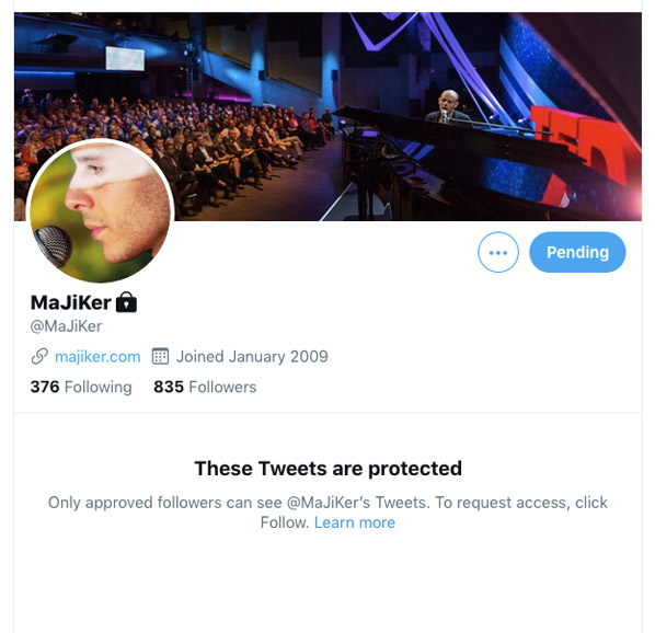 Majiker™ e Twitter™