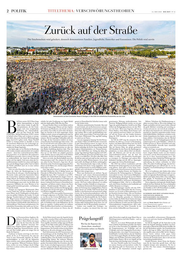 Die Zeit - Ausgabe 2020-21 vom 0004-05-14 - Titelseite (S1)