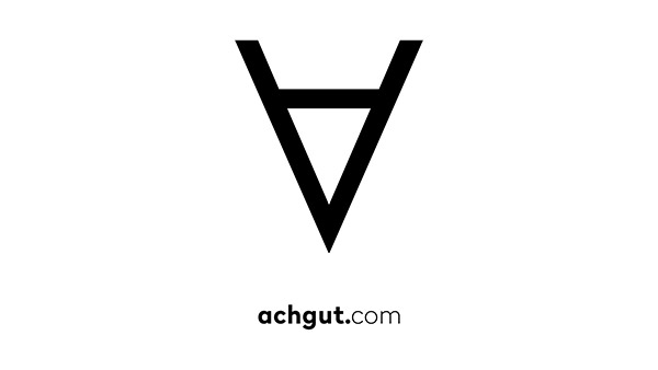 achgut — Log, Signet, Wortbilltmahrke