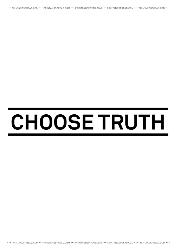 choose truth