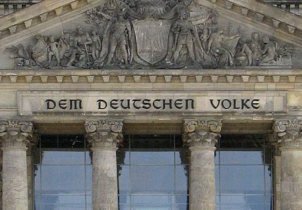 Der Doitsche Raichstag — dem doitschen Follke