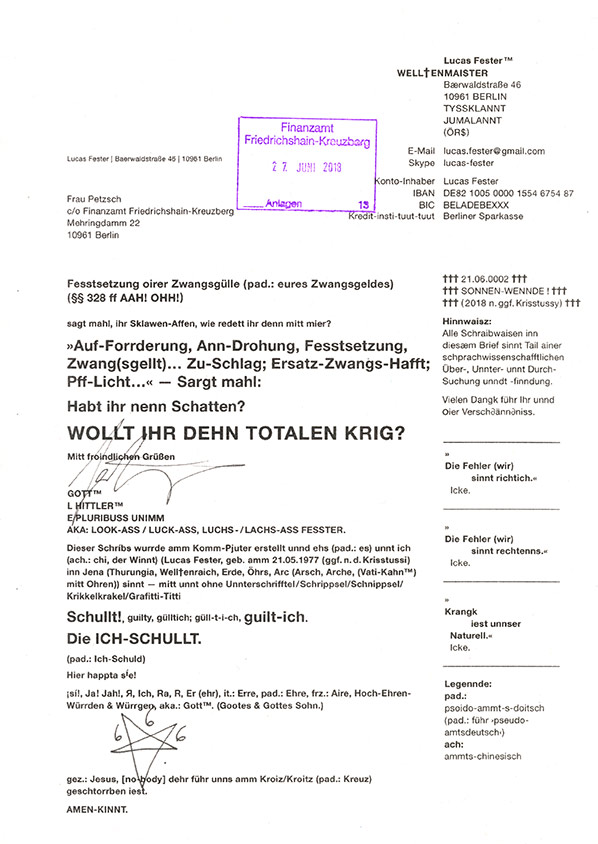 die worte machen den kríg.