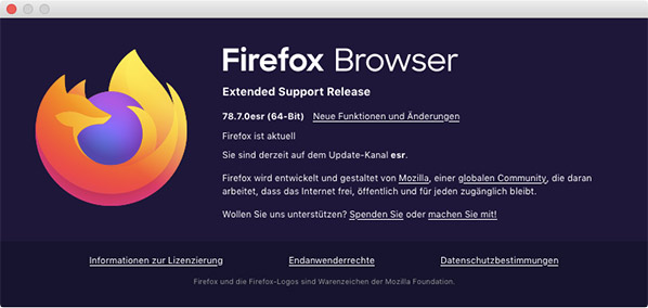 Firefox&trade; - 78.7.0esr (64-Bit) - 050130-192852