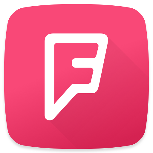 foursquare — merkzeichen – Marktzaichen — Merkzaichen — Sign — Signet — Logo