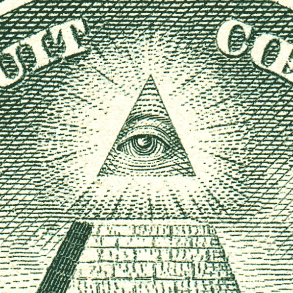 The Great Seal of The United Estat/States of Northern America™ as siehn onn/off the 1-Dolly Bill