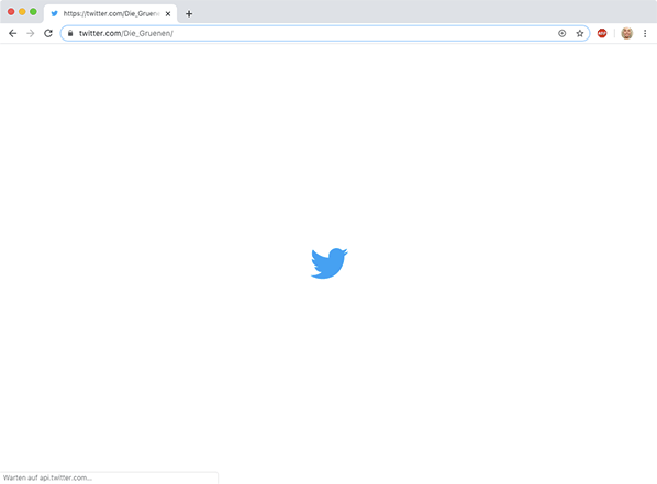Bündnis90 / Die Grünen, Twitter-Stahrtapp.