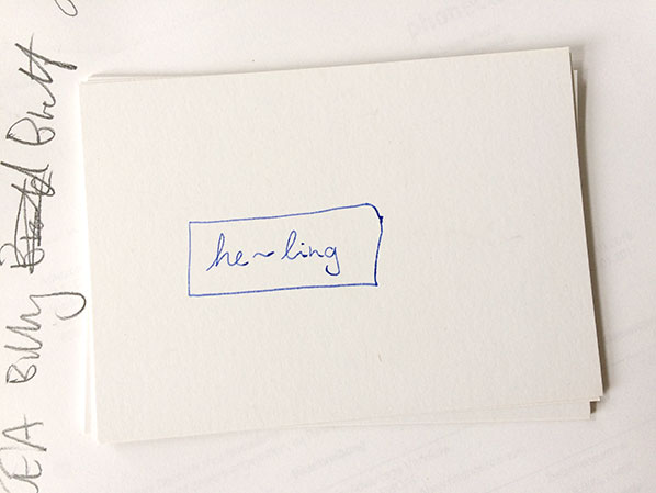healing - he~ling - hearing - hering