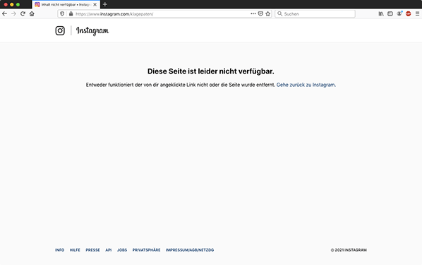 instagram™ · Klagepaten™ · 050417-170434