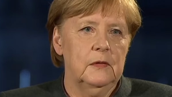 ard Tagesschoa: Angela Merkel™ in »(Farbe bekennen)™«