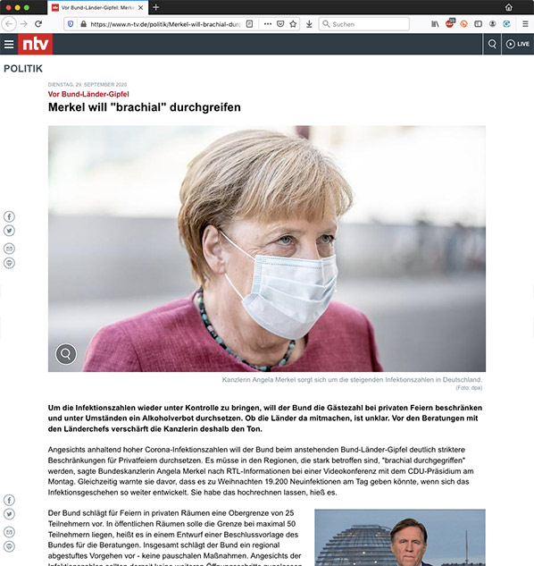 ntv: Merkel will brachial durchgreifen. – Bildschirmfoto - 0004-09-30; 18:03:21