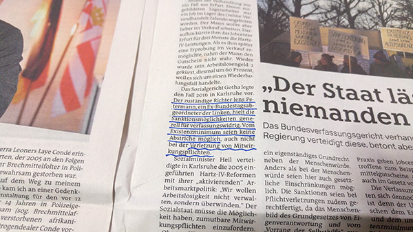 St. Zion, Sanktionen, das BVG und Richter Jens Petermann