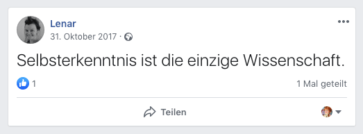 Selbsterkenntnis via Lena/r