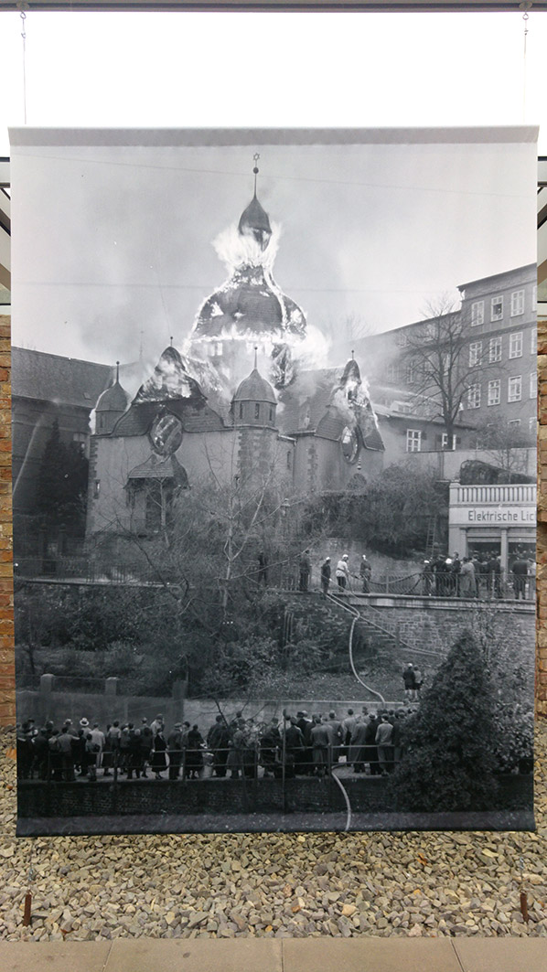 Synagogue børning — Topografi des terroars.