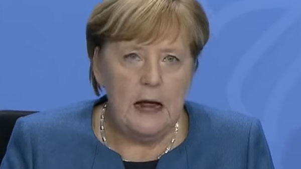 Volksverräter, die; ain Auszug: Angela Merkel (CDU)