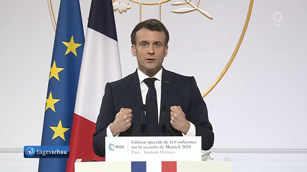 (Emmanuel Macron)™ · Tagesschau de 050219, 20:00, 050221-015138