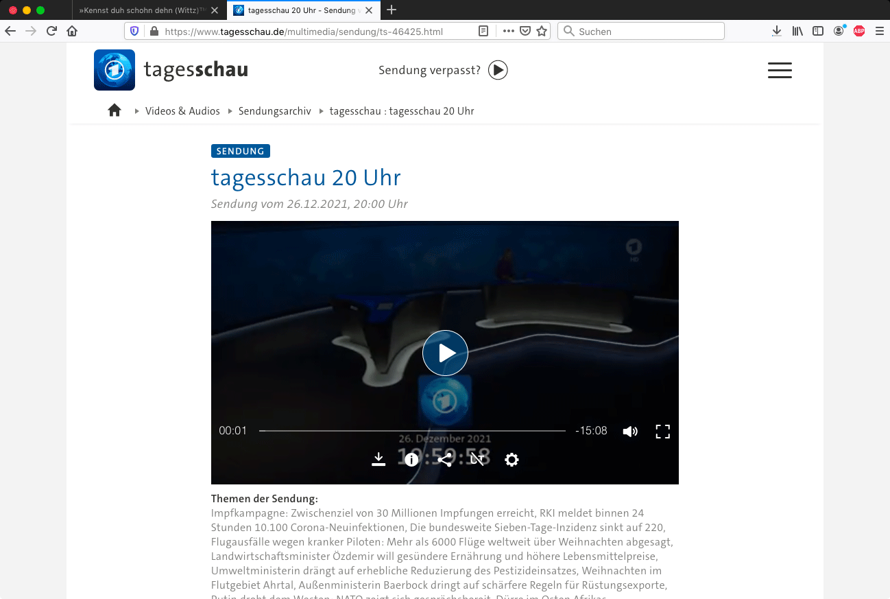 (tagesschau.de)™ · (051230-011738)™