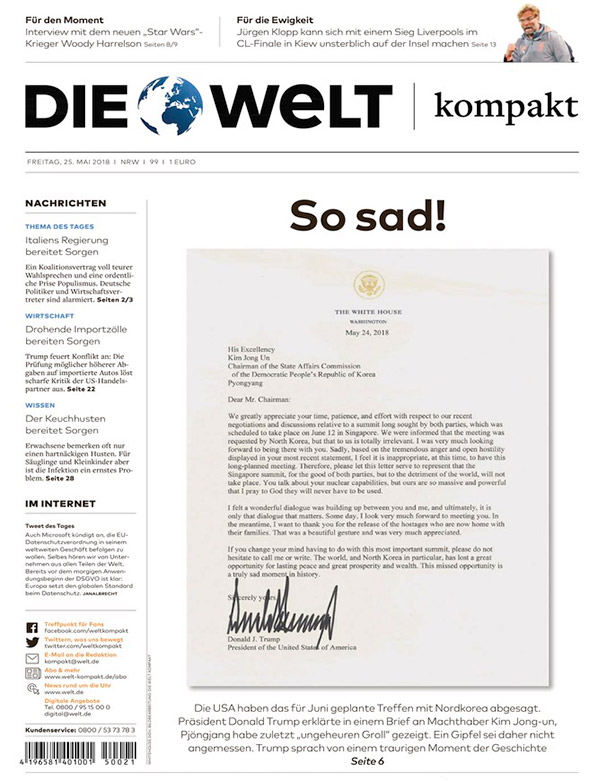 trump / ad astra / ad absurdumm