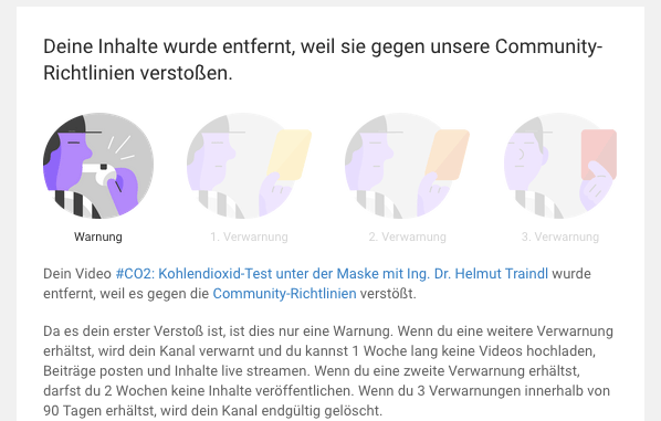 youtube - Strike! – Warnung – Bildschirmfoto - 0004-10-06; 11:08:45
